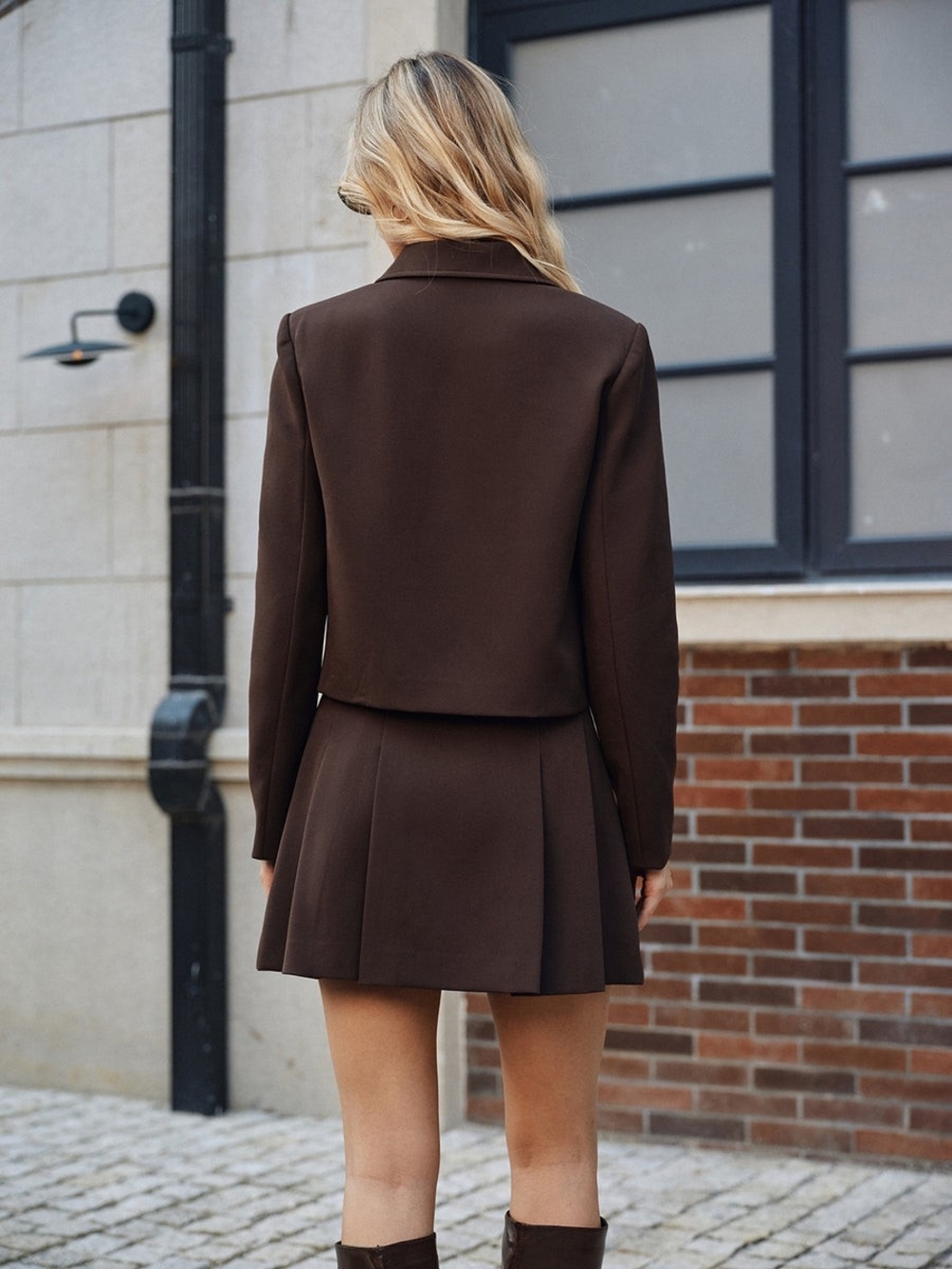 Commense Dark Brown Tailored Jacket/Blazer - Picture 3 of 5